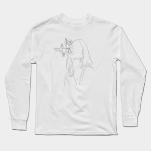 kiss the flower Long Sleeve T-Shirt